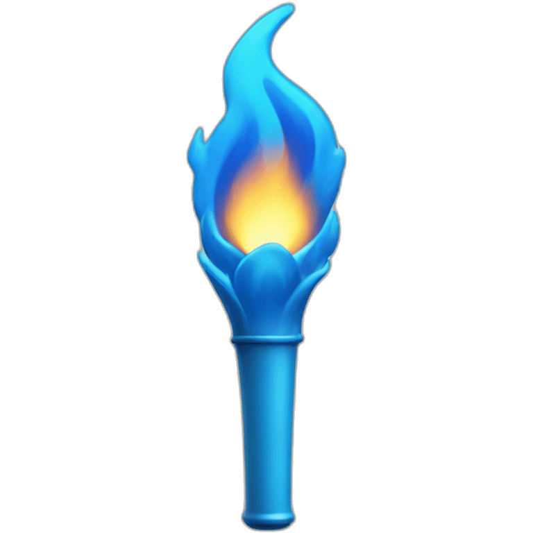 blue flame torch emoji