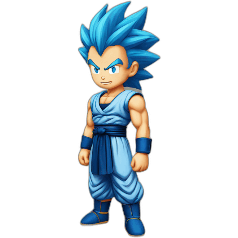 Gogeta blue emoji