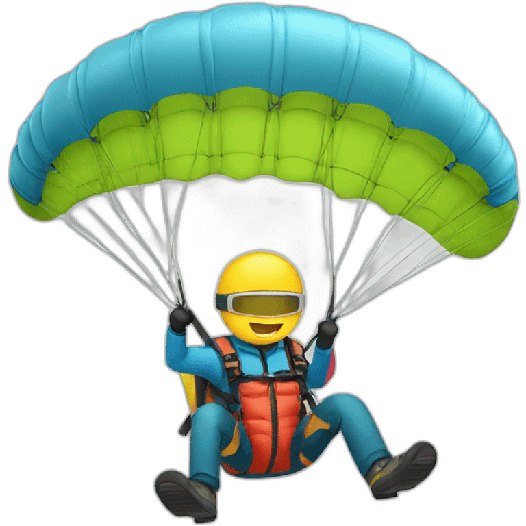 Paraglider emoji