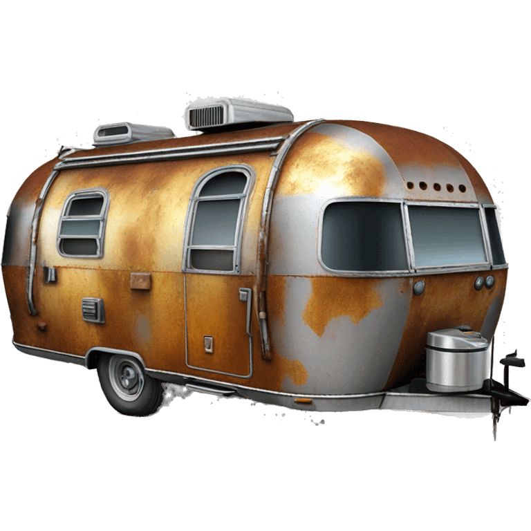 C-3PO airstream caravan rusted  emoji