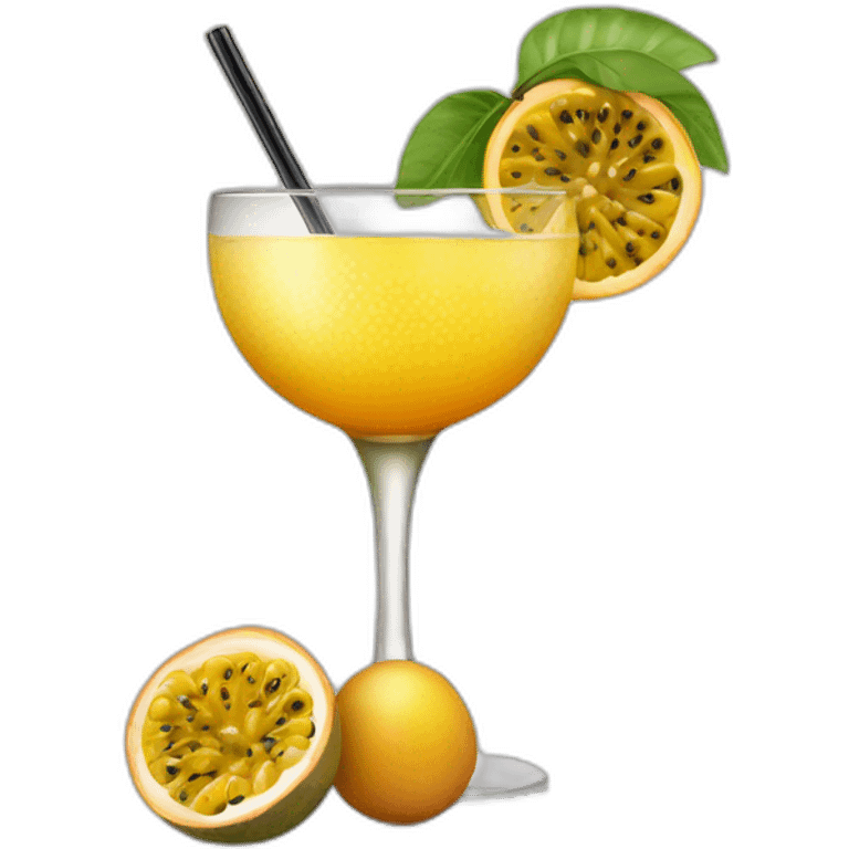 passion-fruit-cocktail emoji