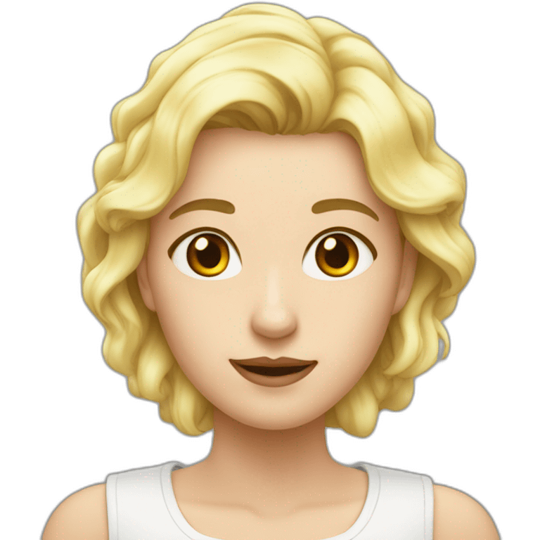 Луна с белым фоном emoji