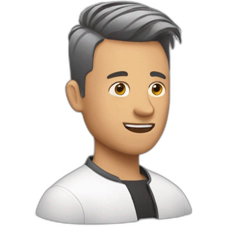 man having a haircut emoji