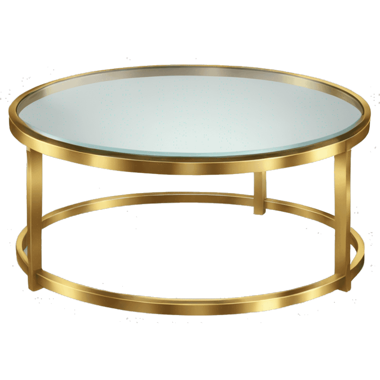 Small-round-Golden-band-glass-coffee-table emoji