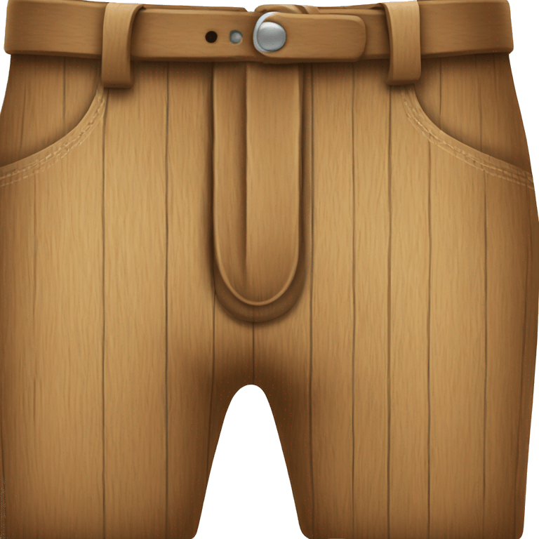 Wooden pants emoji