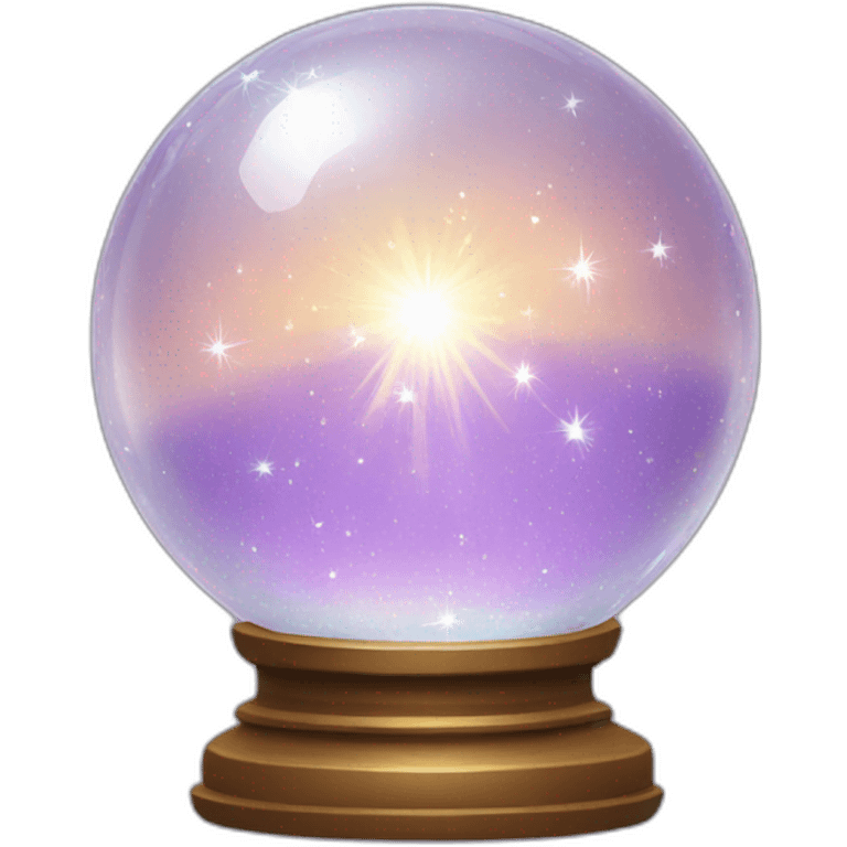 crystal ball sparkles emoji