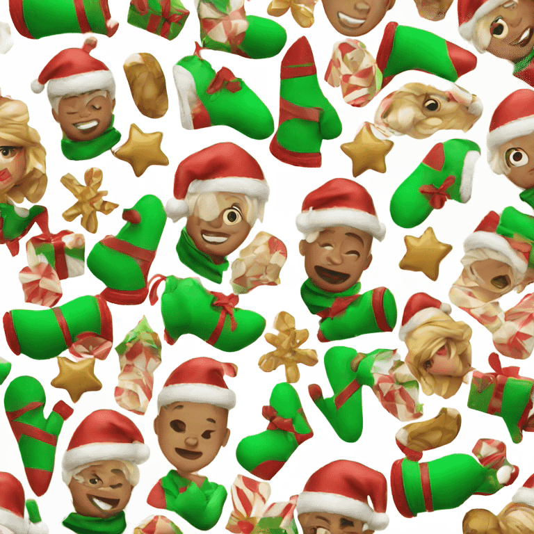 christmas latex emoji