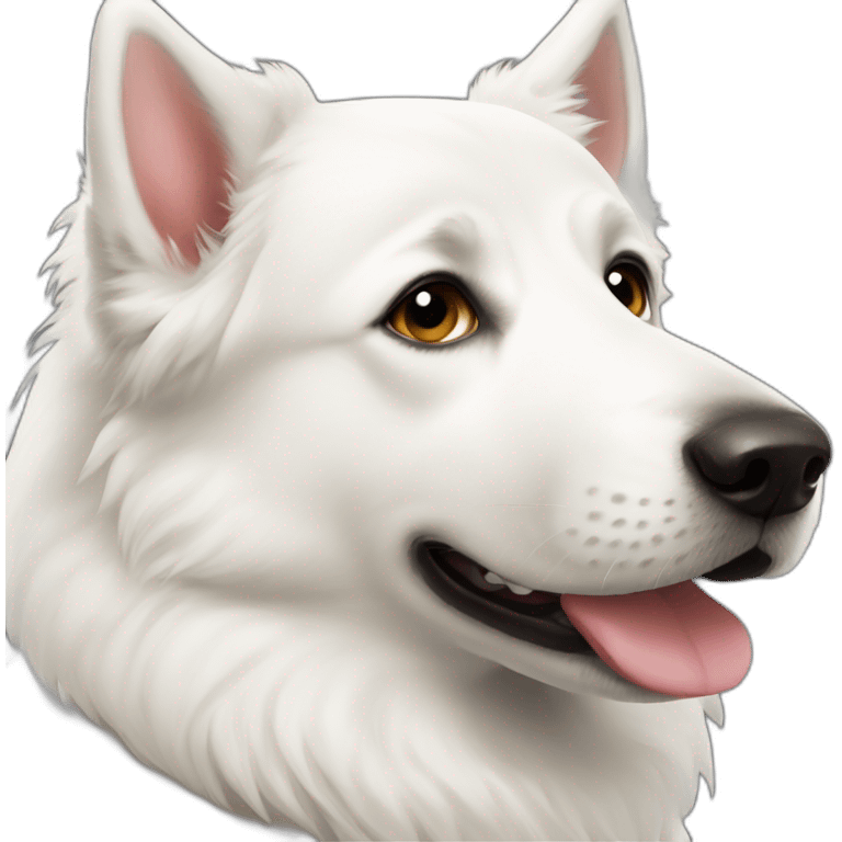 white-swiss-shepherd-dog emoji