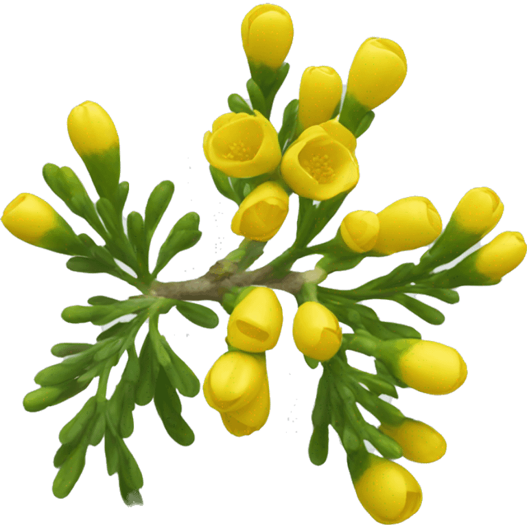 Acacia flower emoji