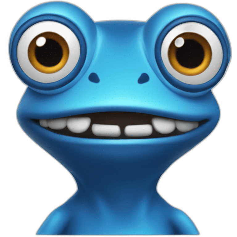 Crazy frog axel blue emoji