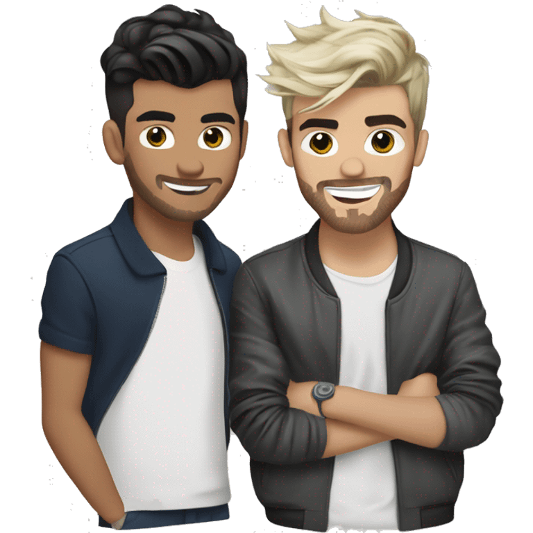 louis tomlinson and zayn malik  emoji