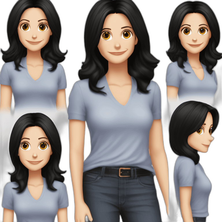 Courteney Cox Monica Geller 일 emoji