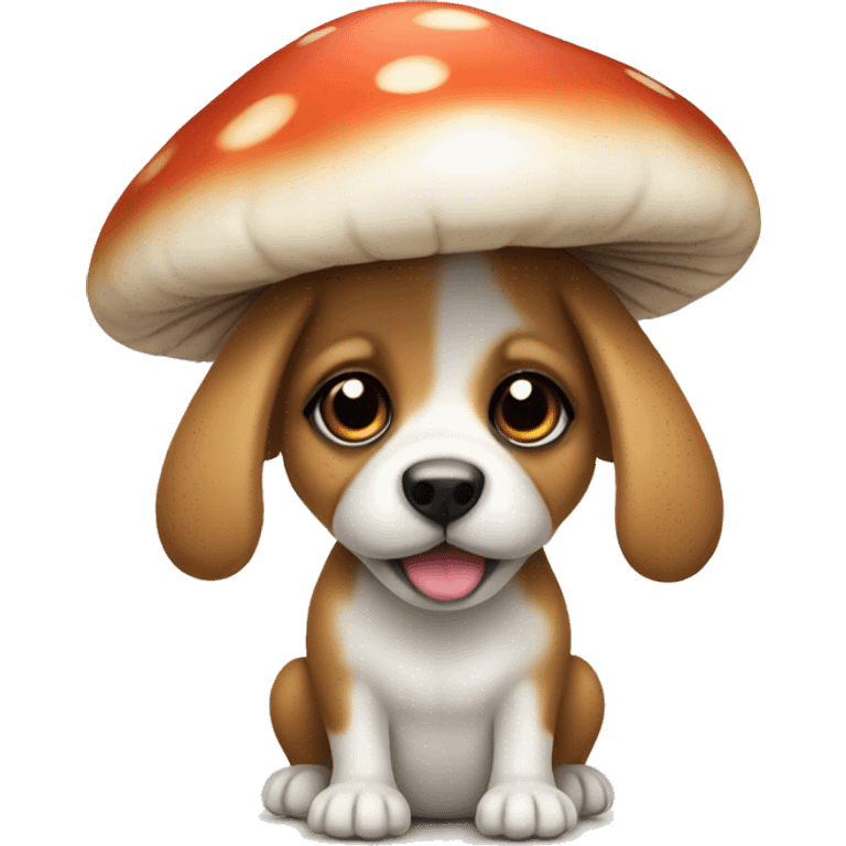 mushroom puppy emoji