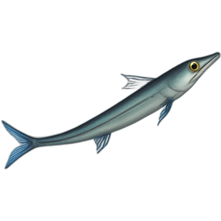 Black sea needlefish emoji