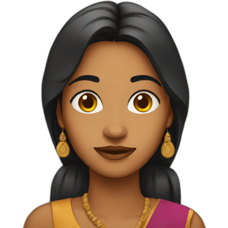 indian woman emoji