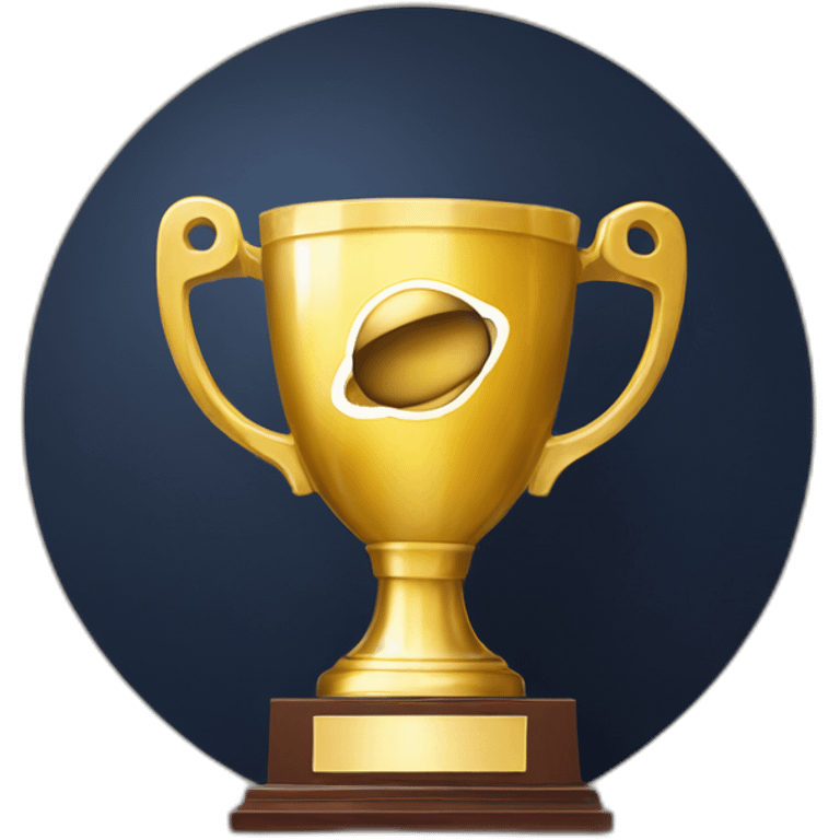 copa libertadores trophy con un 7 impreso emoji