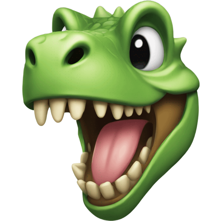 Dino laughing  emoji