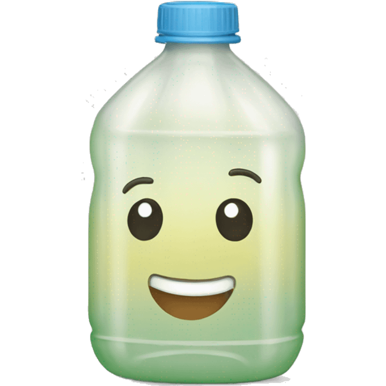 Plastic bottle emoji