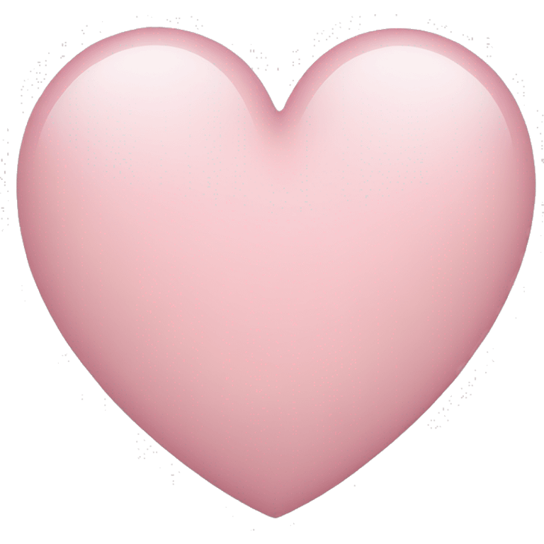 light pink heart emoji