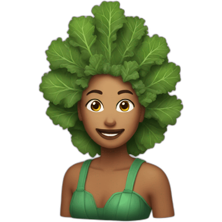 Kale queen emoji