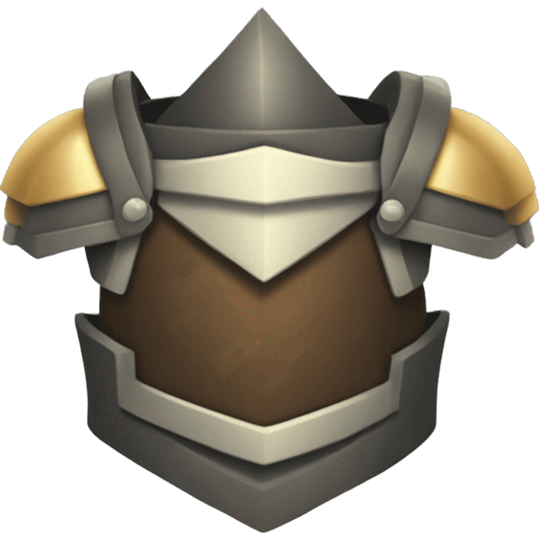 armor in Minecraft style emoji