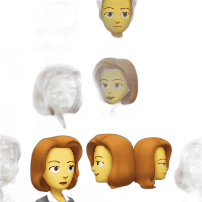 Dana scully Simpsons emoji