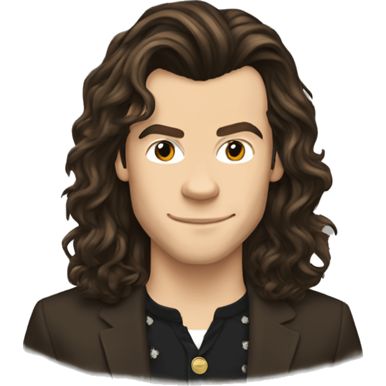 long hair harry styles emoji