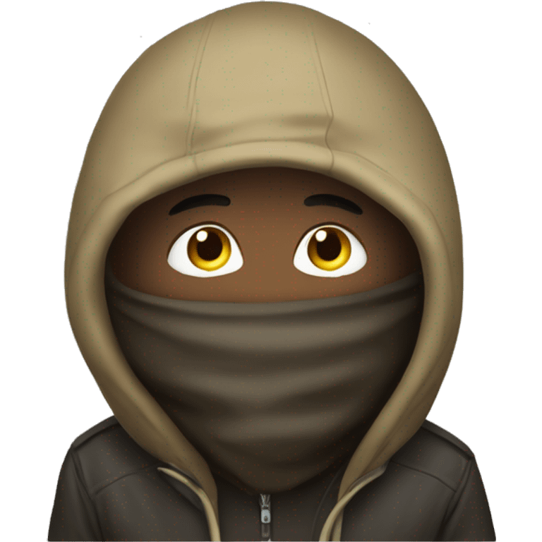 Niska en cagoule  emoji