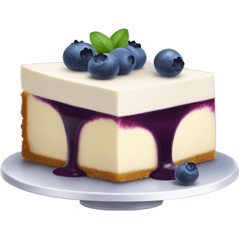 Blueberry Cheesecake  emoji