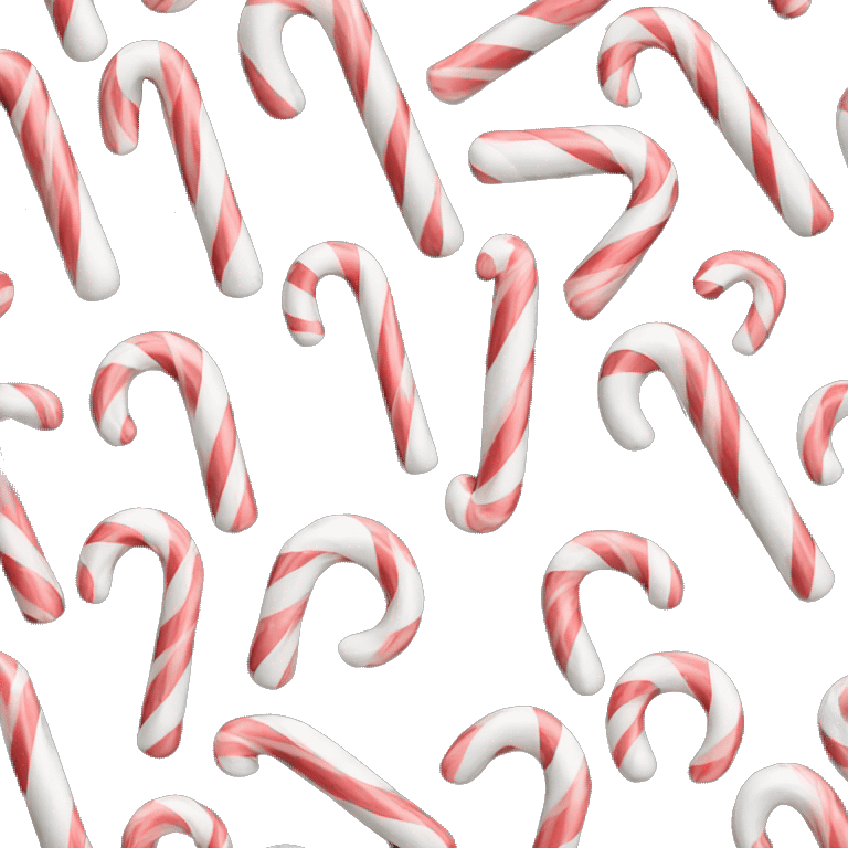 Black and white candy cane emoji