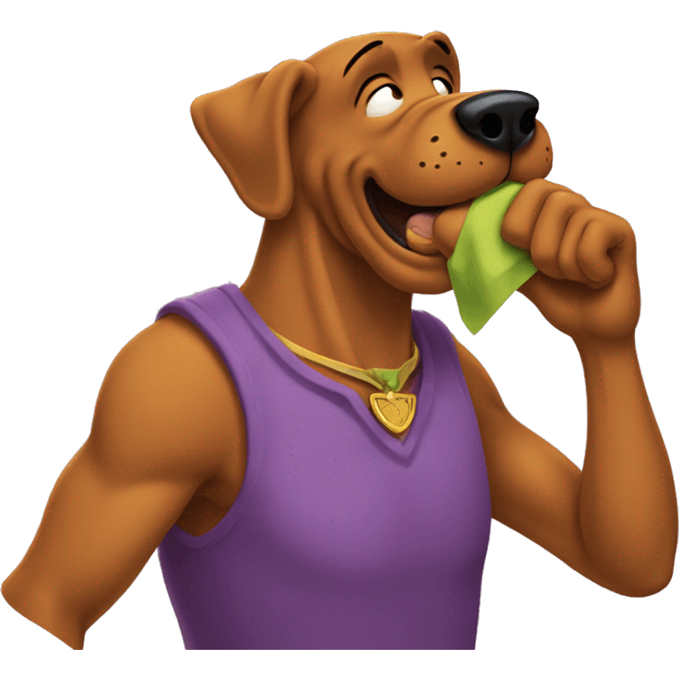 Scooby doo sneezing emoji