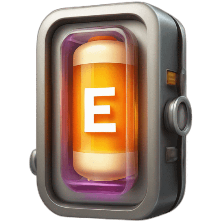 nixie tube letter E emoji