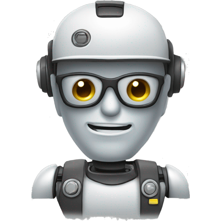 application development engineer robot emoji