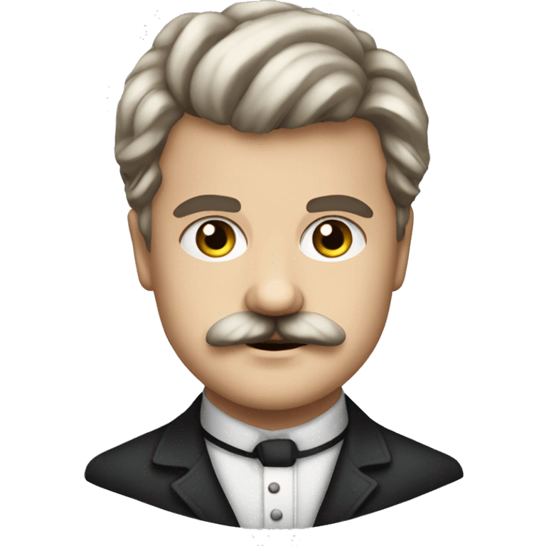 jean sibelius young with mustache emoji