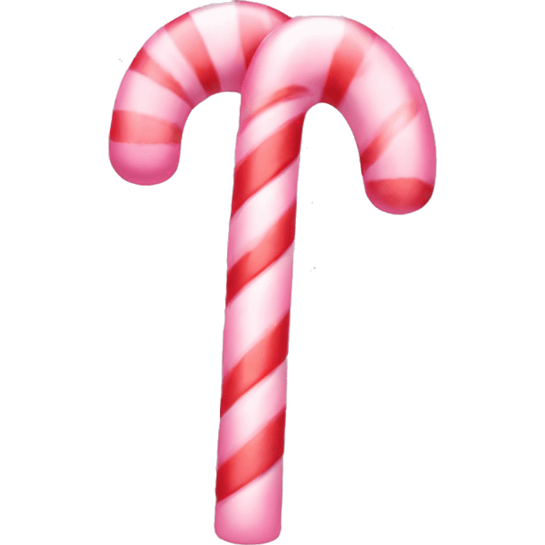 One pastell pink candycane emoji