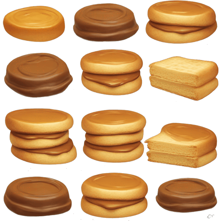 panqueques con dulce de leche  emoji