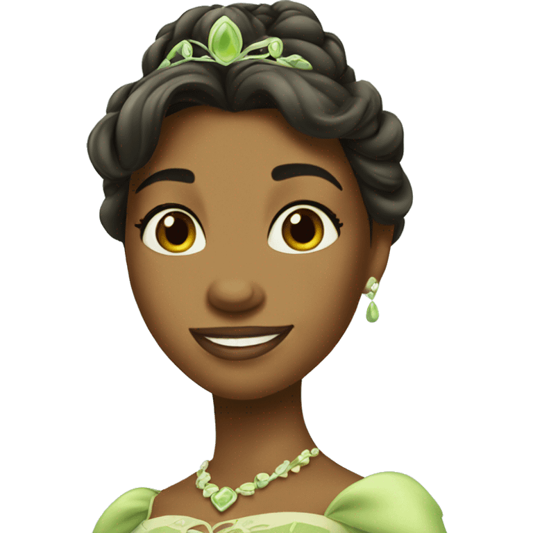 Tiana princess emoji