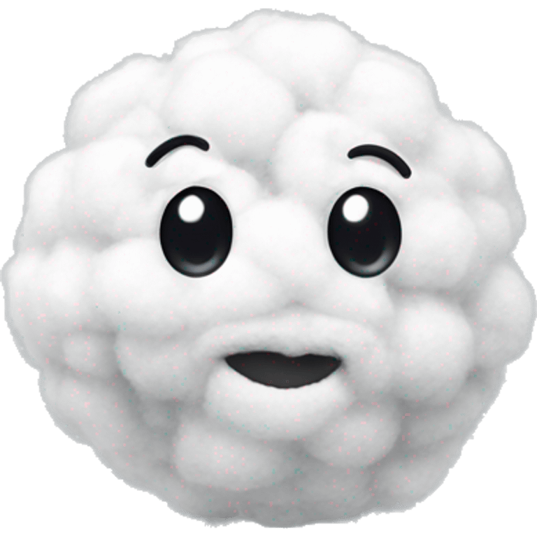 Cotton ball emoji