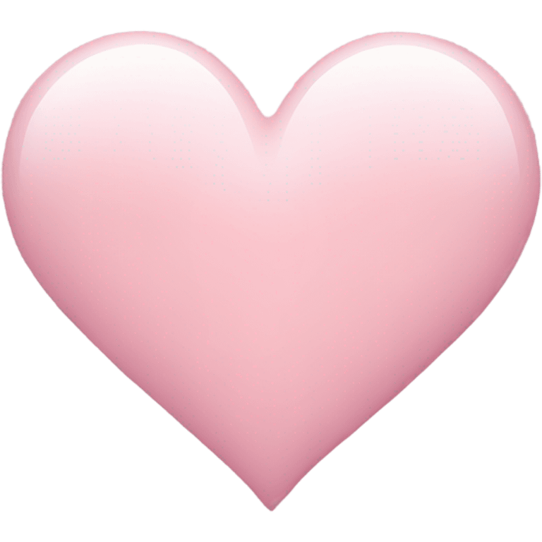 Very light pink heart emoji