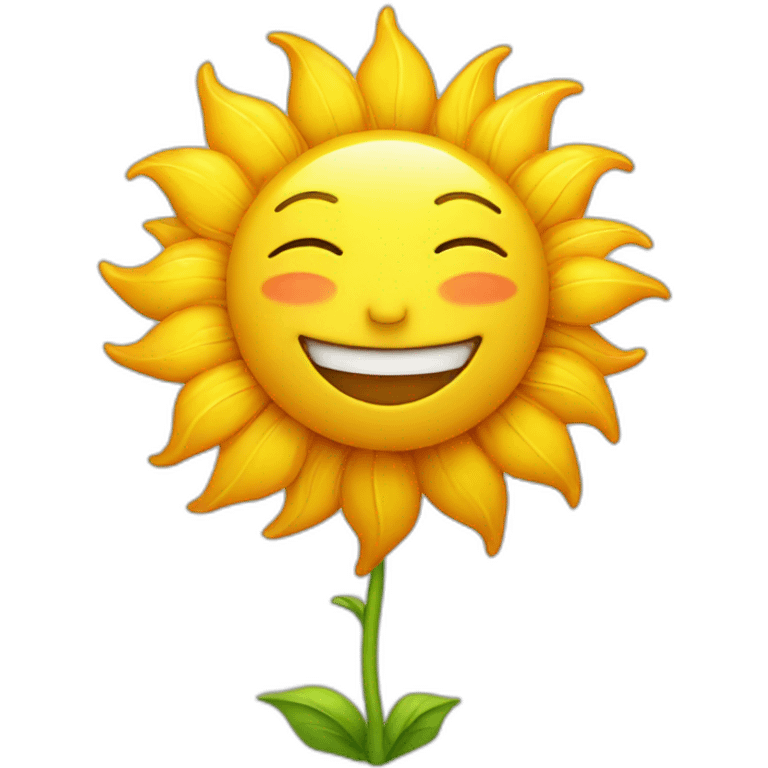 smiling sun emoji