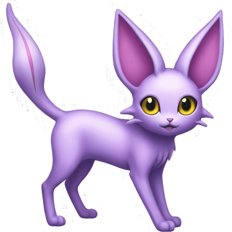 Kawaii Espeon full body emoji