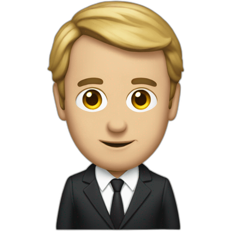 Macron en slip emoji