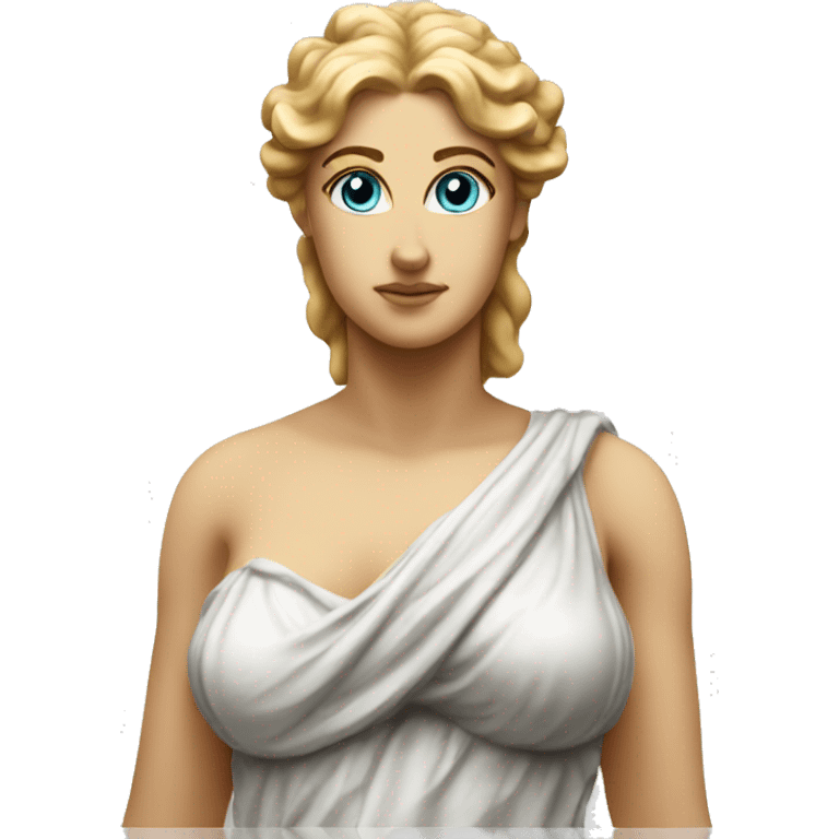 Aphrodite statue not smiling emoji