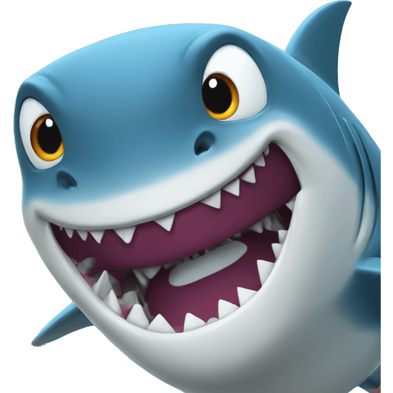 Shark tales cartoon emoji