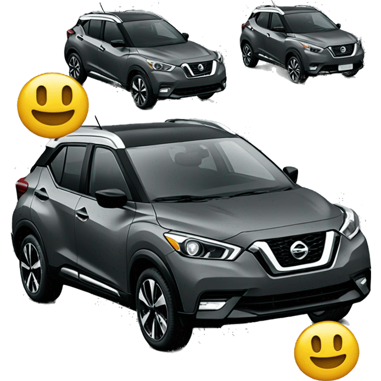 charcoal grey nissan kicks  emoji