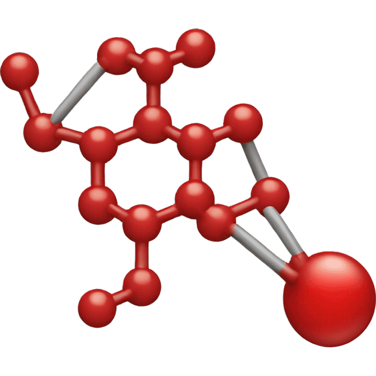 chemical compound red emoji