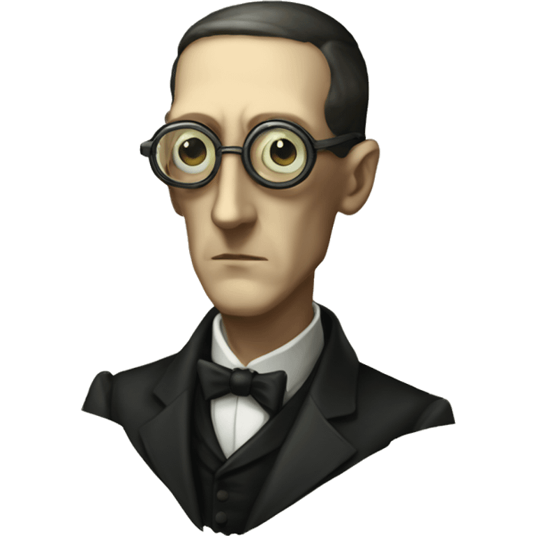 HP Lovecraft as a member of the Adeptus Mechanicus emoji