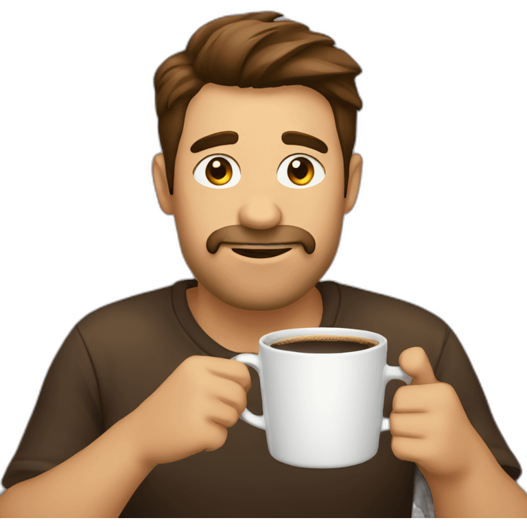 Drinking coffee emoji