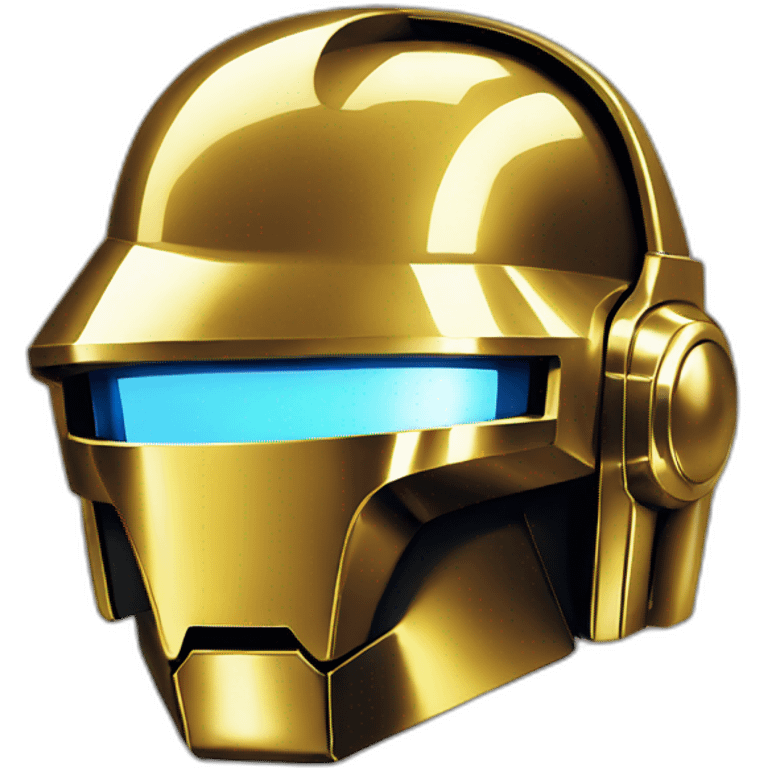 Daft punk gold emoji