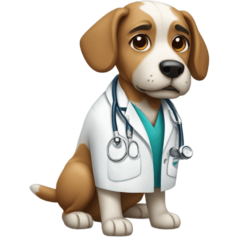 Dog doctor emoji